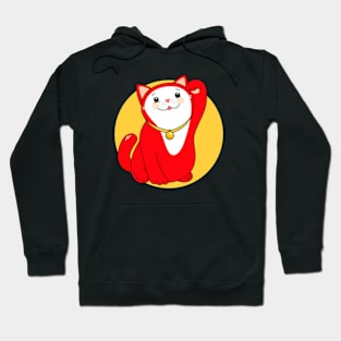 Manekineko Lucky Cat - Love Hoodie